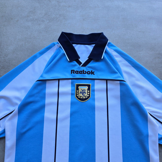 RARE Vintage Reebok Argentina 2000/01 Home Jersey - XL