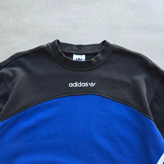 Adidas Trefoil 3 Stripe Sweatshirt - L/XL