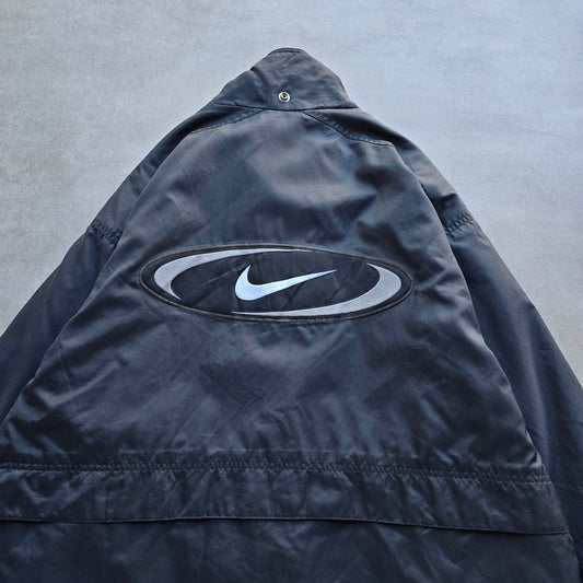 Vintage 90's Nike Big Swoosh Quilted Jacket - M/L