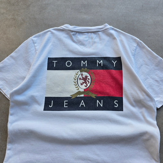 Vintage Tommy Hilfiger Flag Tee - M/L