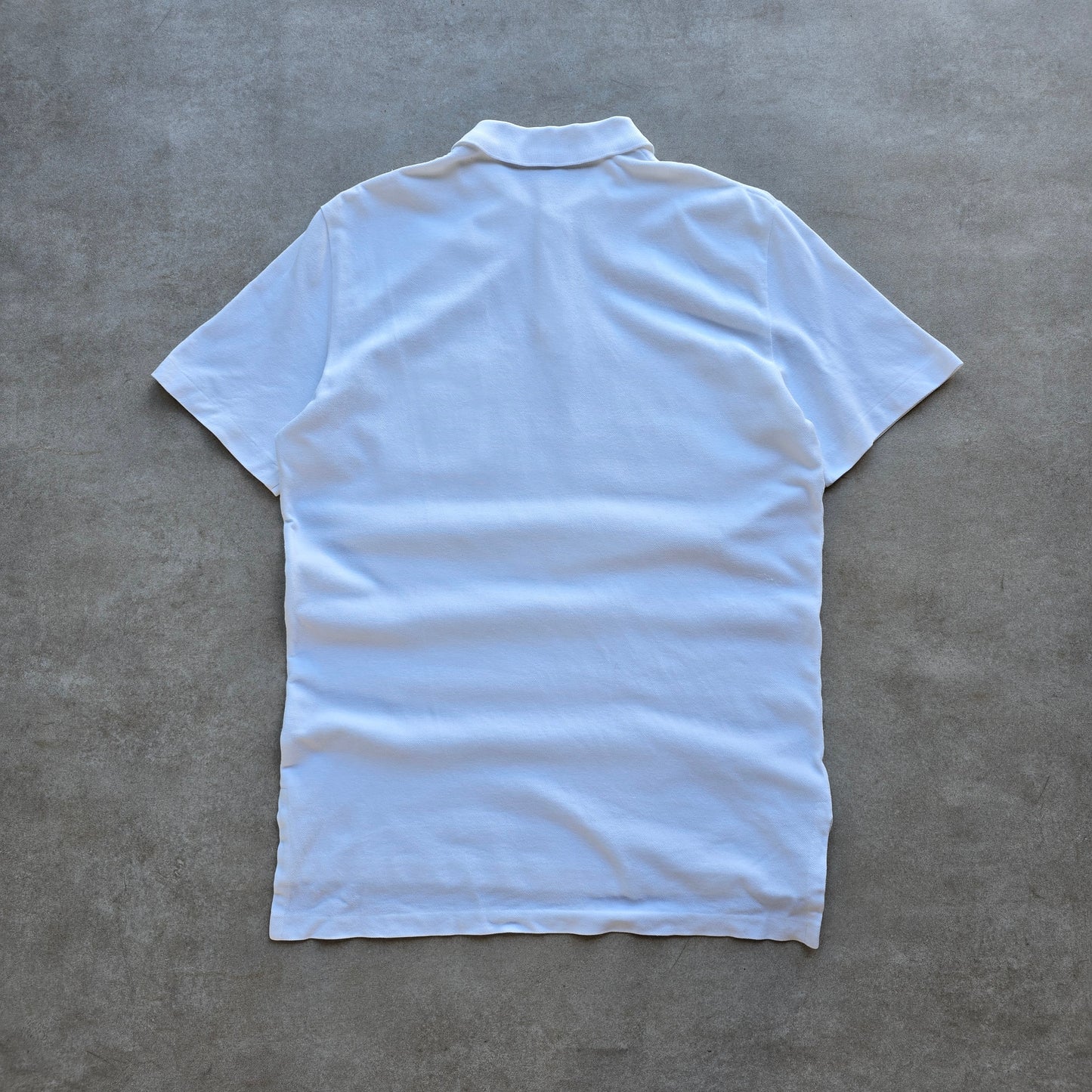 Vintage Ralph Lauren White Pocket Polo Shirt - M