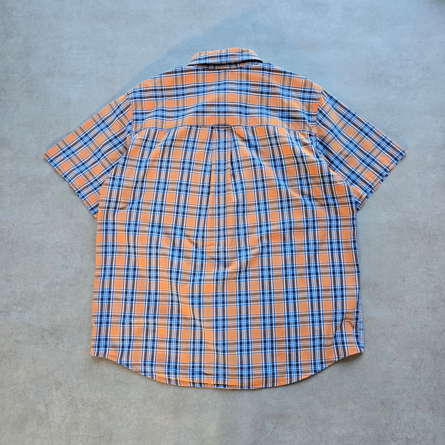 Vintage Chaps Ralph Lauren Plaid Short Sleeve Button Up Shirt - L/XL