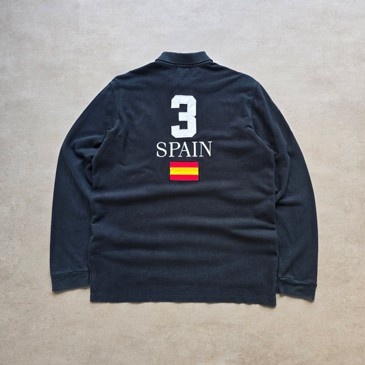 Ralph Lauren Spain Long Sleeve Polo Shirt - L