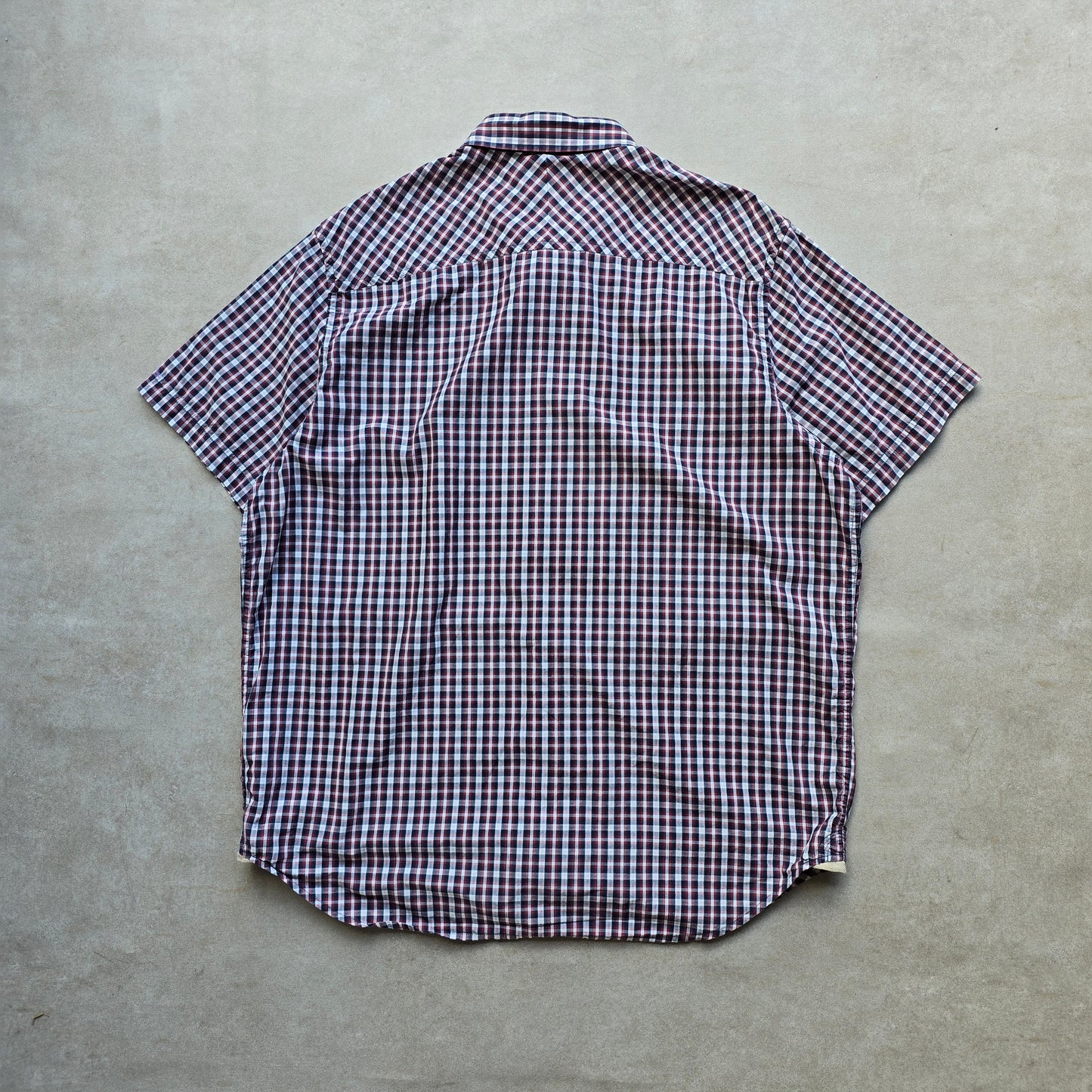 Vintage 2000's Timberland Plaid Short Sleeve Button Up Shirt - XXL