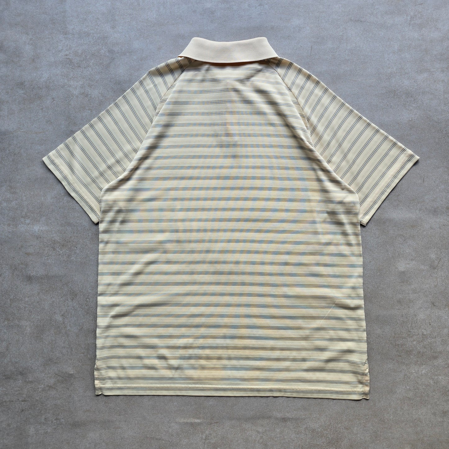Vintage 2000's Oakley Embroidered Logo Striped Polo Shirt - XL