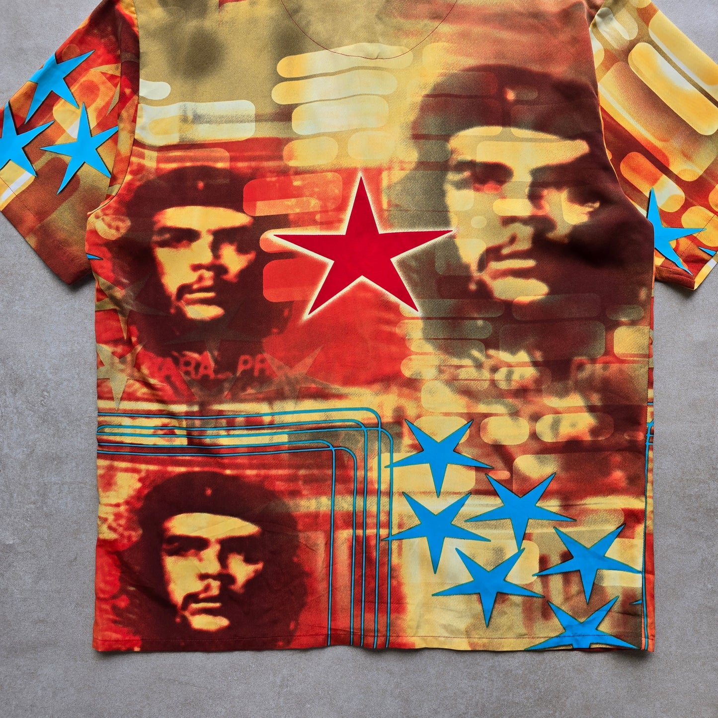 Vintage 90's Dragonfly Che Guevara AOP Short Sleeve Button Up Shirt - XL