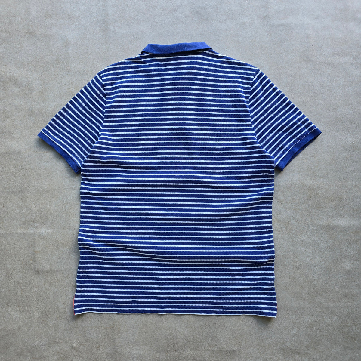 Vintage 2000's Nike Mini Swoosh Striped Polo Shirt - L