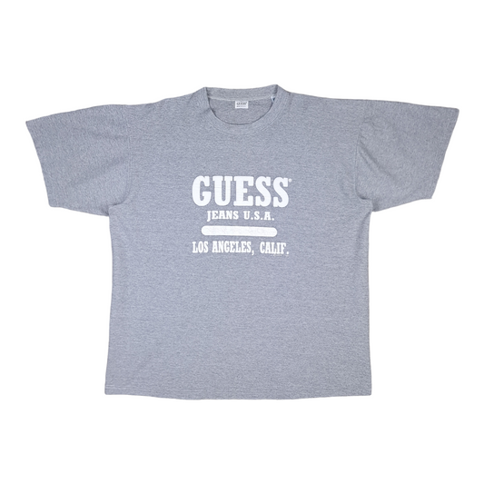 Vintage Guess Puff Print Tee - XL