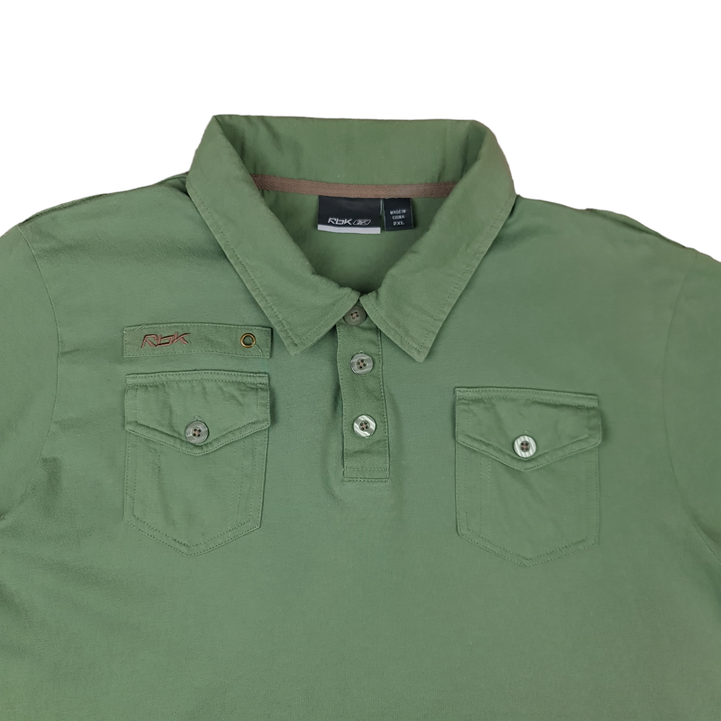 Vintage Y2K Reebok Polo Shirt - L