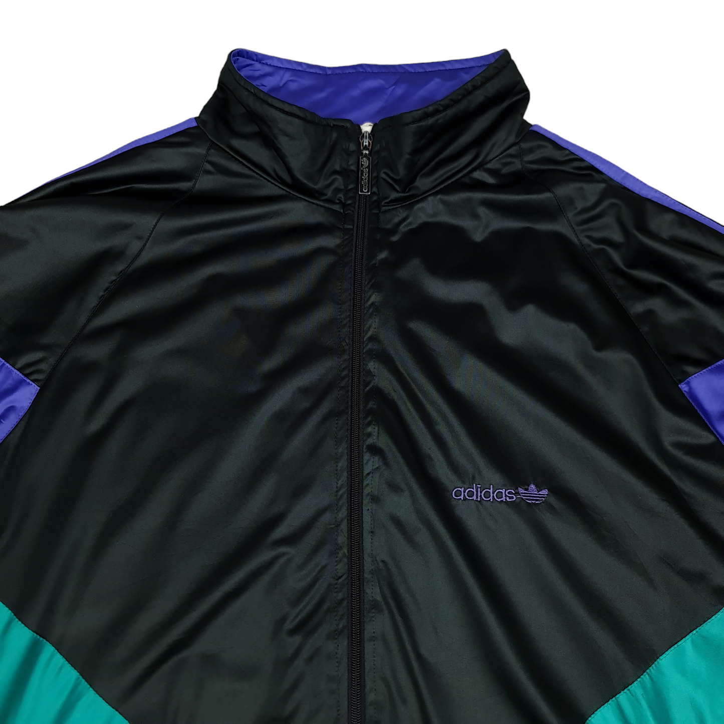 Vintage Adidas Colour Block Track Jacket - L