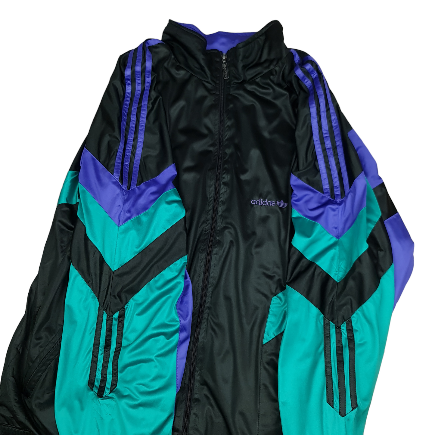 Vintage Adidas Colour Block Track Jacket - L
