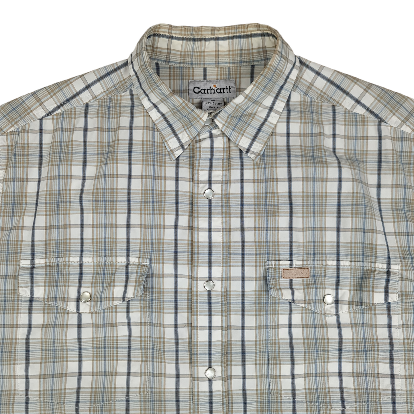 Carhartt Short Sleeve Snap Shirt - L/XL
