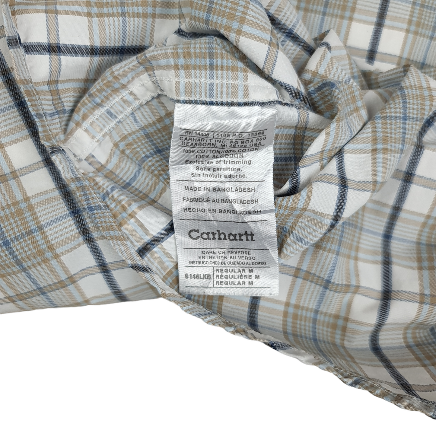 Carhartt Short Sleeve Snap Shirt - L/XL