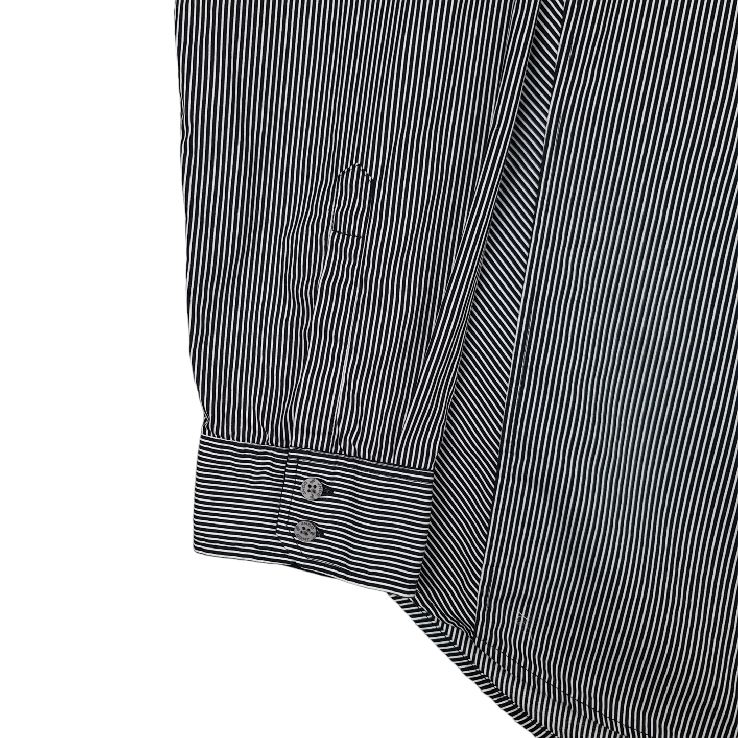 Vintage JNCO Striped Button Up Shirt - XL