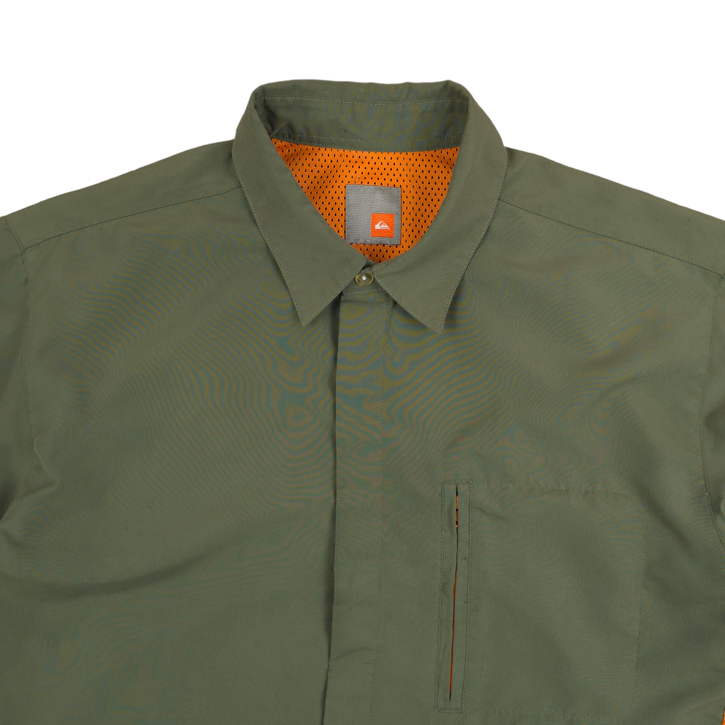 Vintage Y2K Quiksilver Short Sleeve Snap Shirt - L