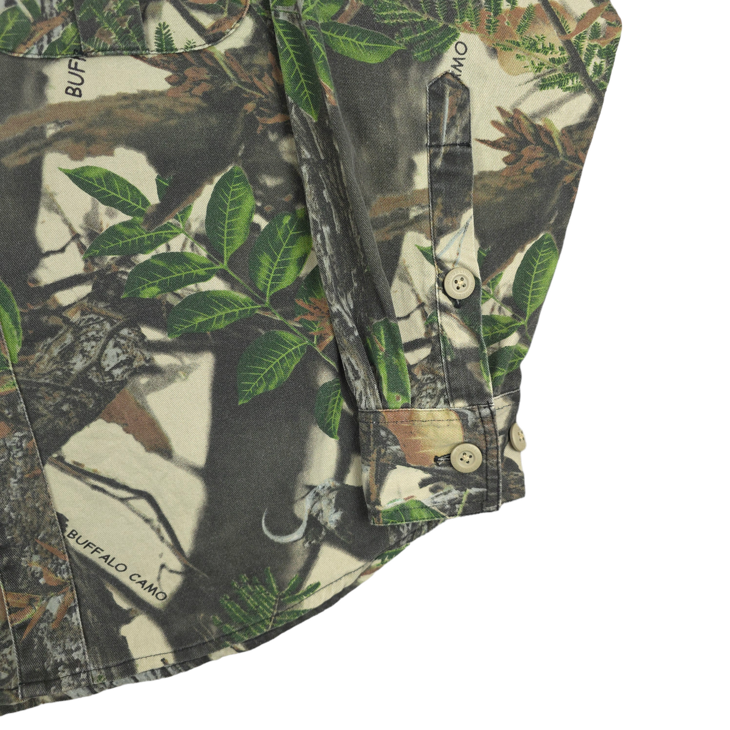Ridgeline Buffalo Camo Button Up Shirt - S