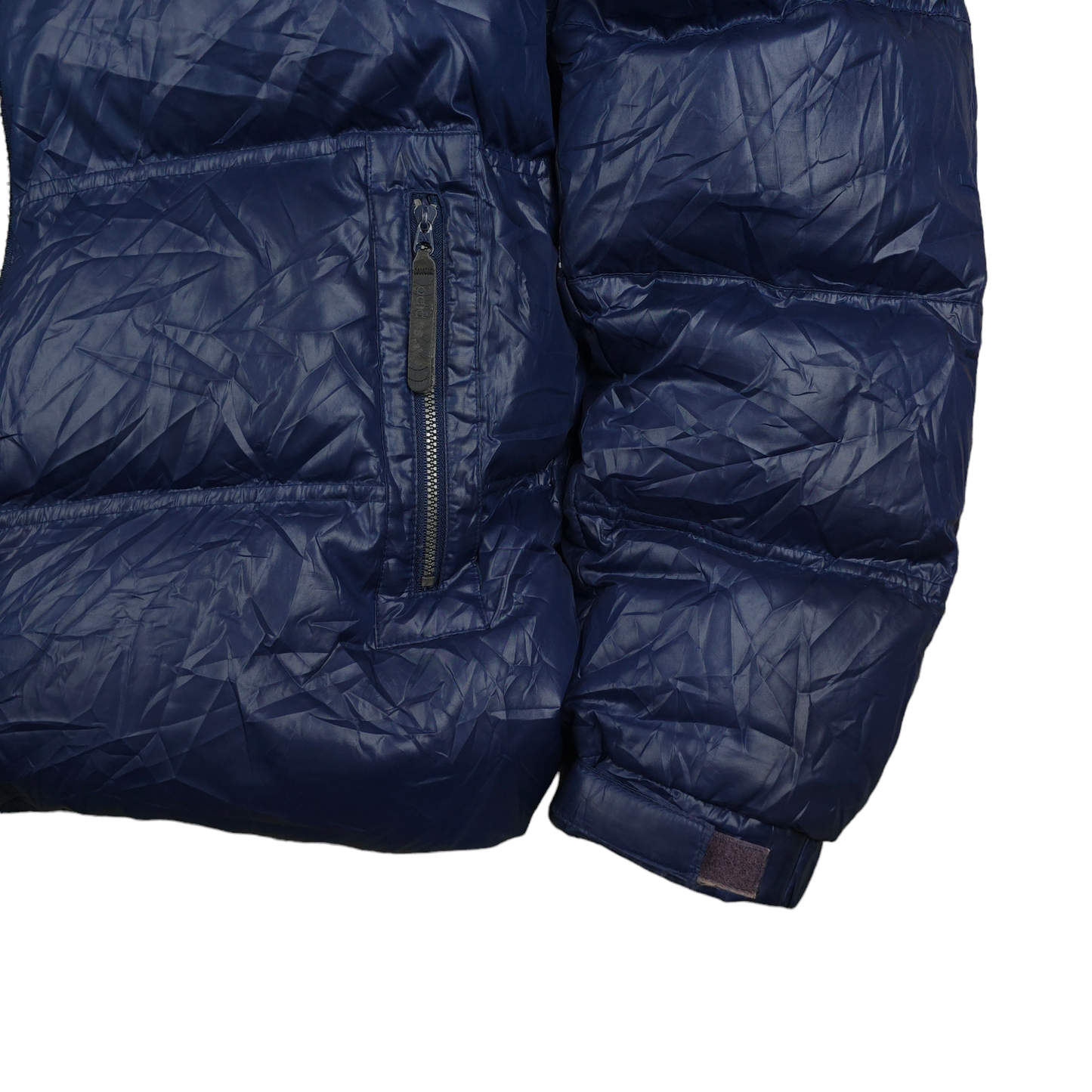 Y2K Adidas Hooded Puffer Jacket - L