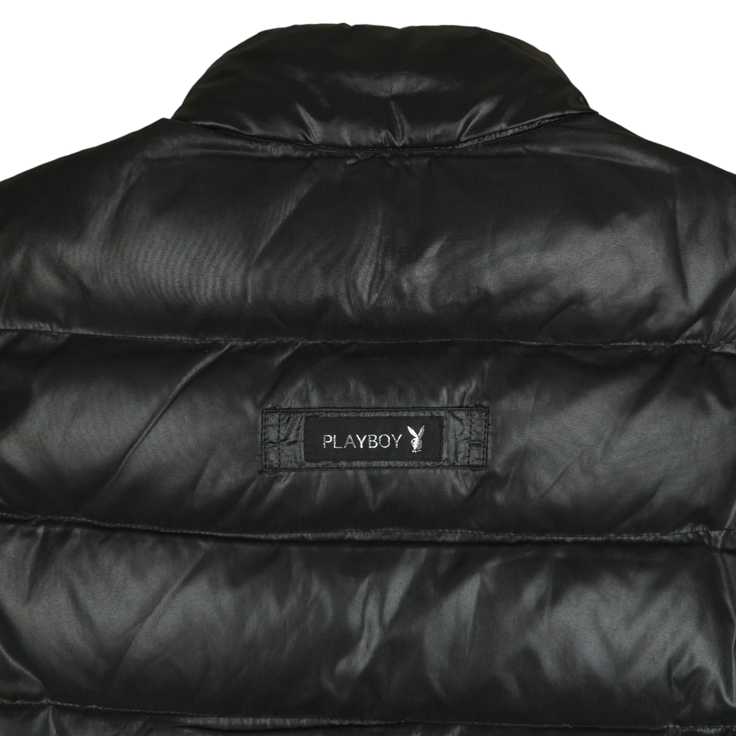 Vintage Y2K Playboy Puffer Vest Gilet - L