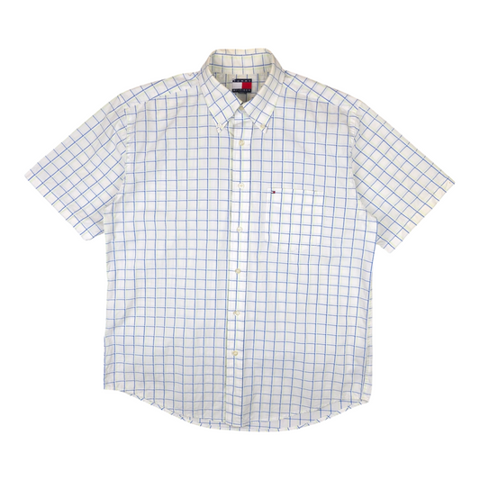 Vintage Tommy Hilfiger Check Button Up Shirt - M