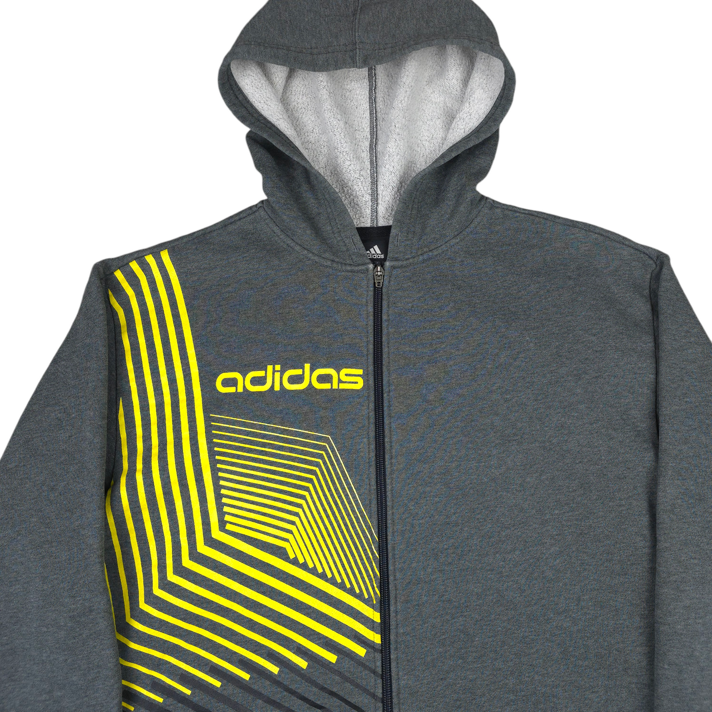 Y2K Adidas Full Zip Hoodie - L