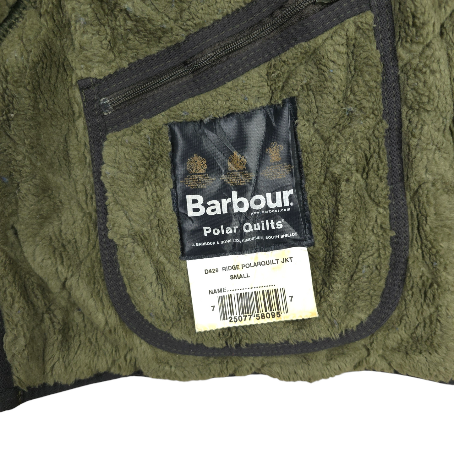 Vintage Barbour Polar Quilt Jacket - S