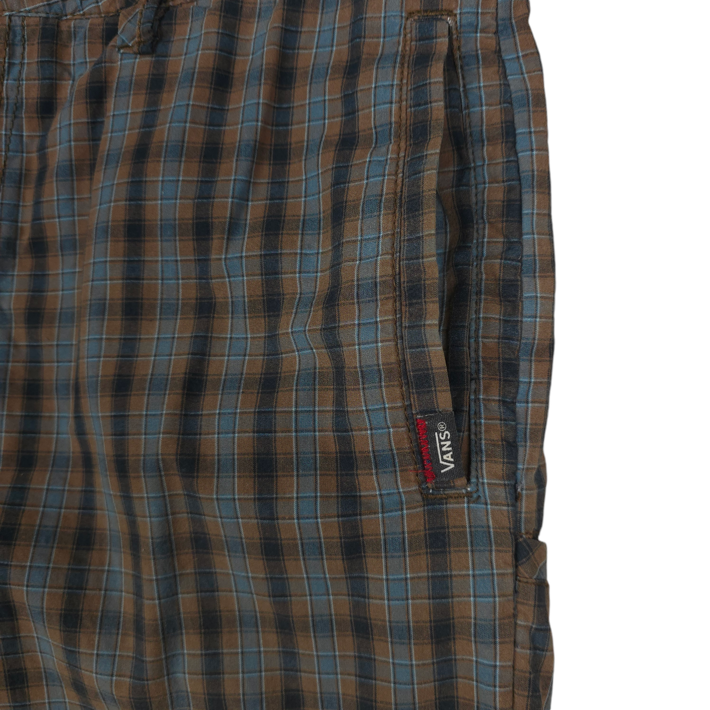Y2K Vans Check Shorts - 30