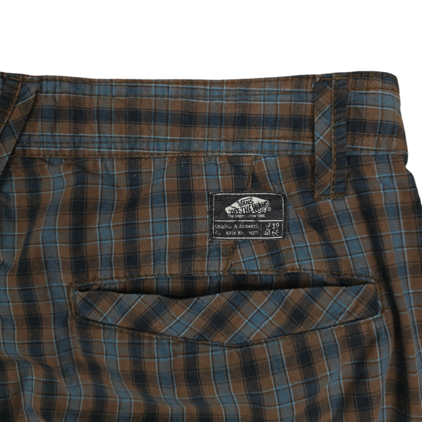 Y2K Vans Check Shorts - 30