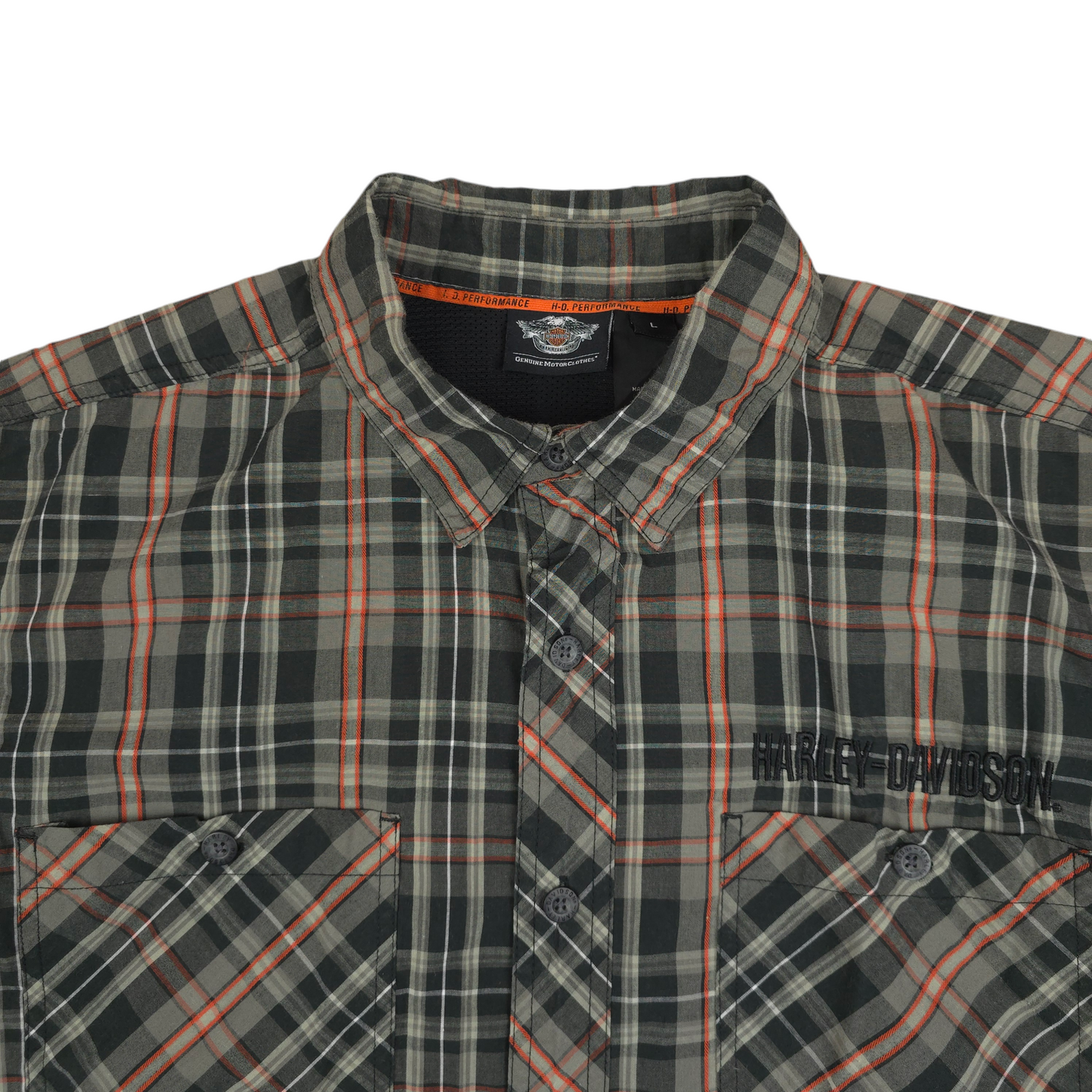 Harley Davidson Punisher Button Up Shirt - L