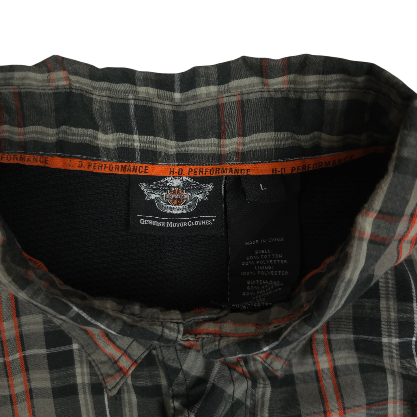 Harley Davidson Punisher Button Up Shirt - L