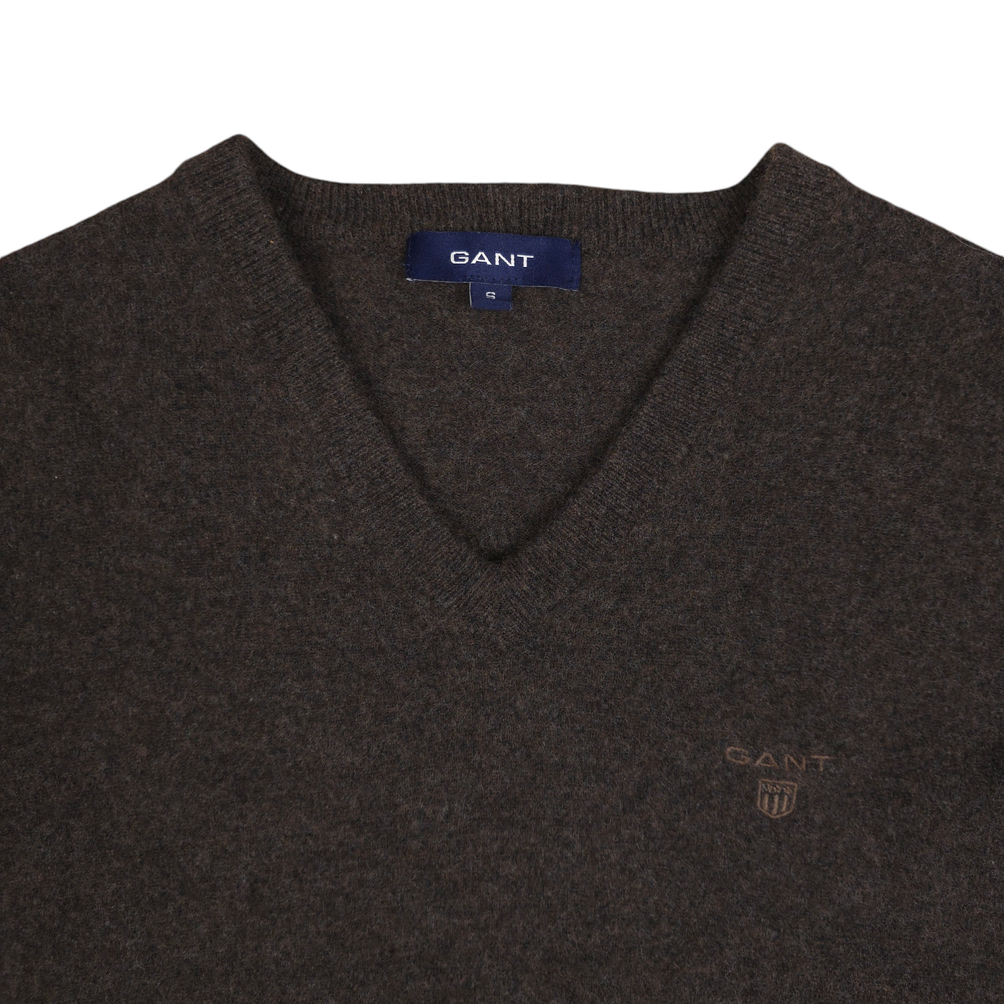 Gant Wool Knit V Neck Jumper - WMNS S