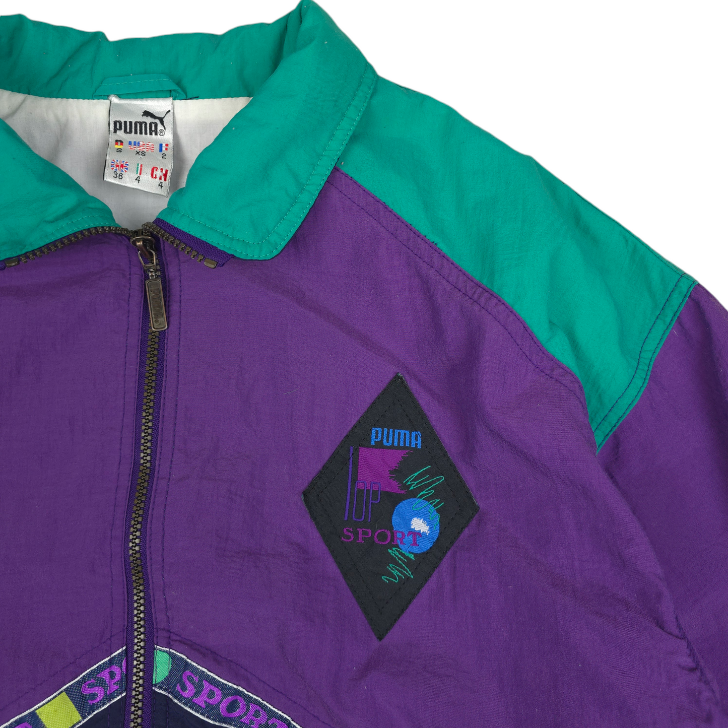 Vintage Puma Sport Windbreaker Jacket - S