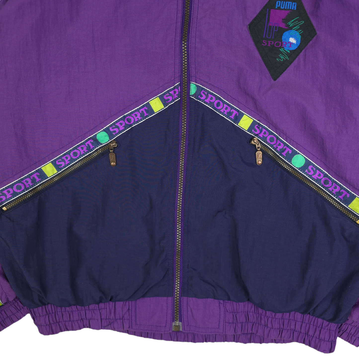 Vintage Puma Sport Windbreaker Jacket - S