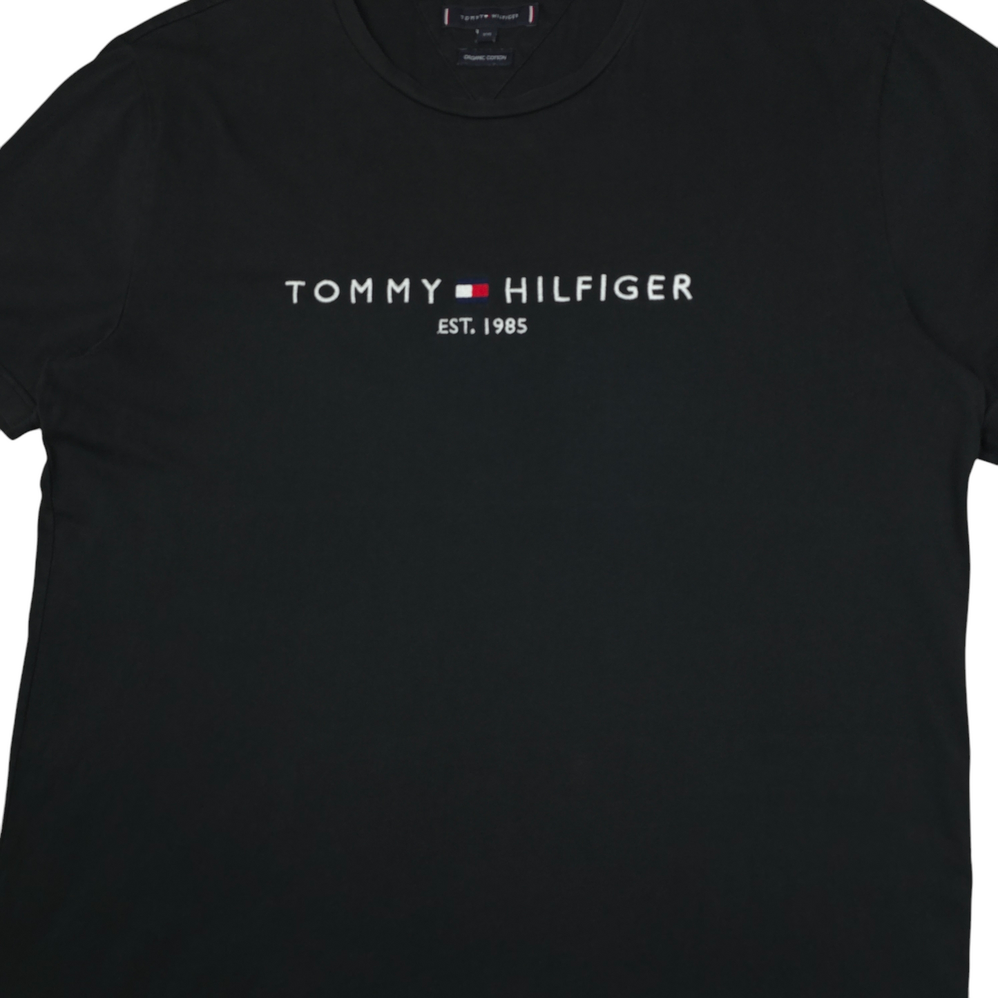 Tommy Hilfiger Embroidered Spellout Tee - L/XL
