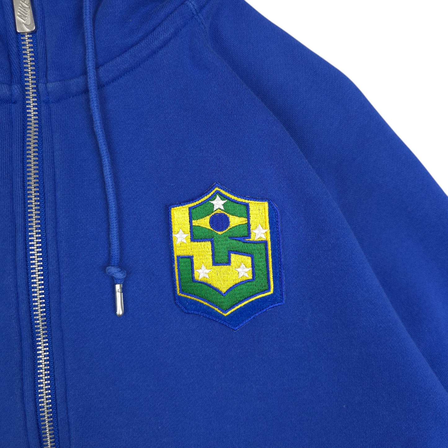 Vintage Nike Brazil Full Zip Hoodie - L