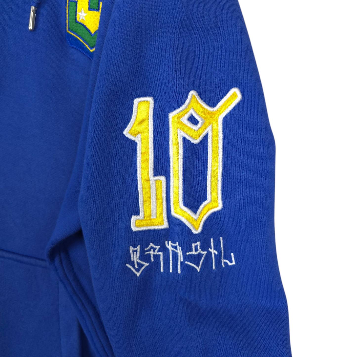 Vintage Nike Brazil Full Zip Hoodie - L