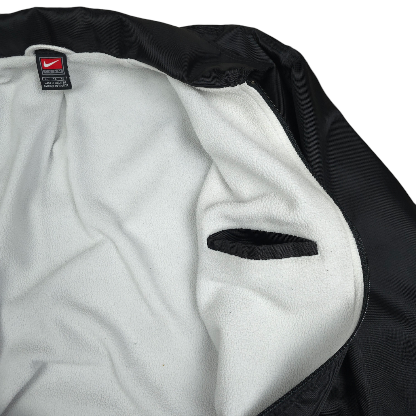 Vintage 90's Nike Basketball Fleece Lined Jacket - XL