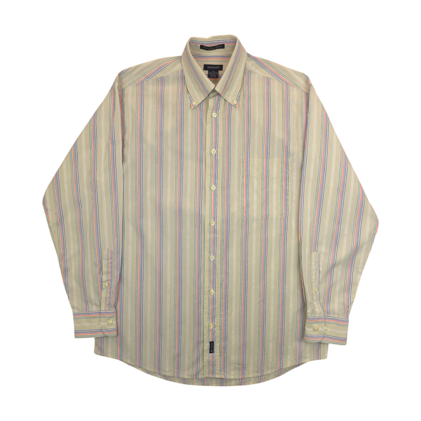Vintage Gant Striped Button Up Shirt - L