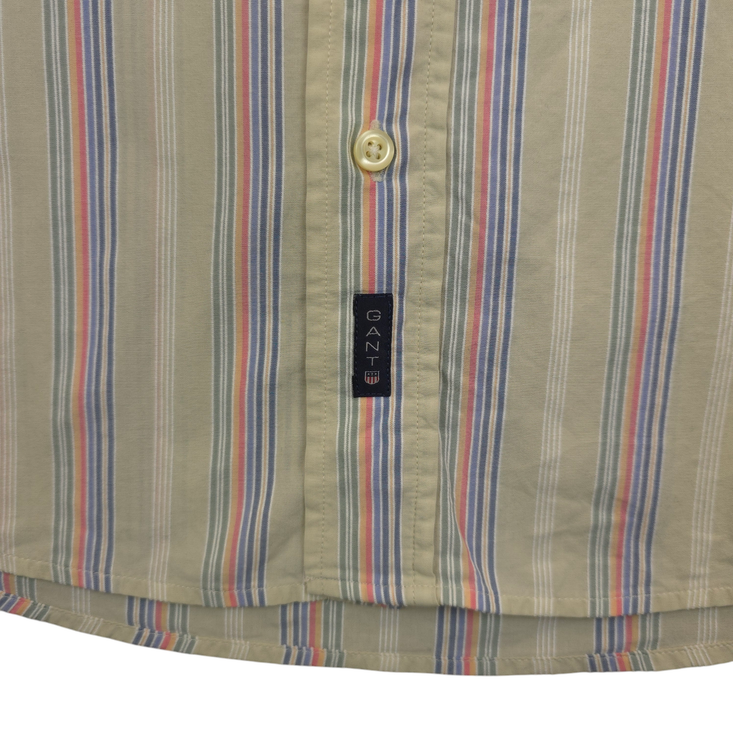 Vintage Gant Striped Button Up Shirt - L