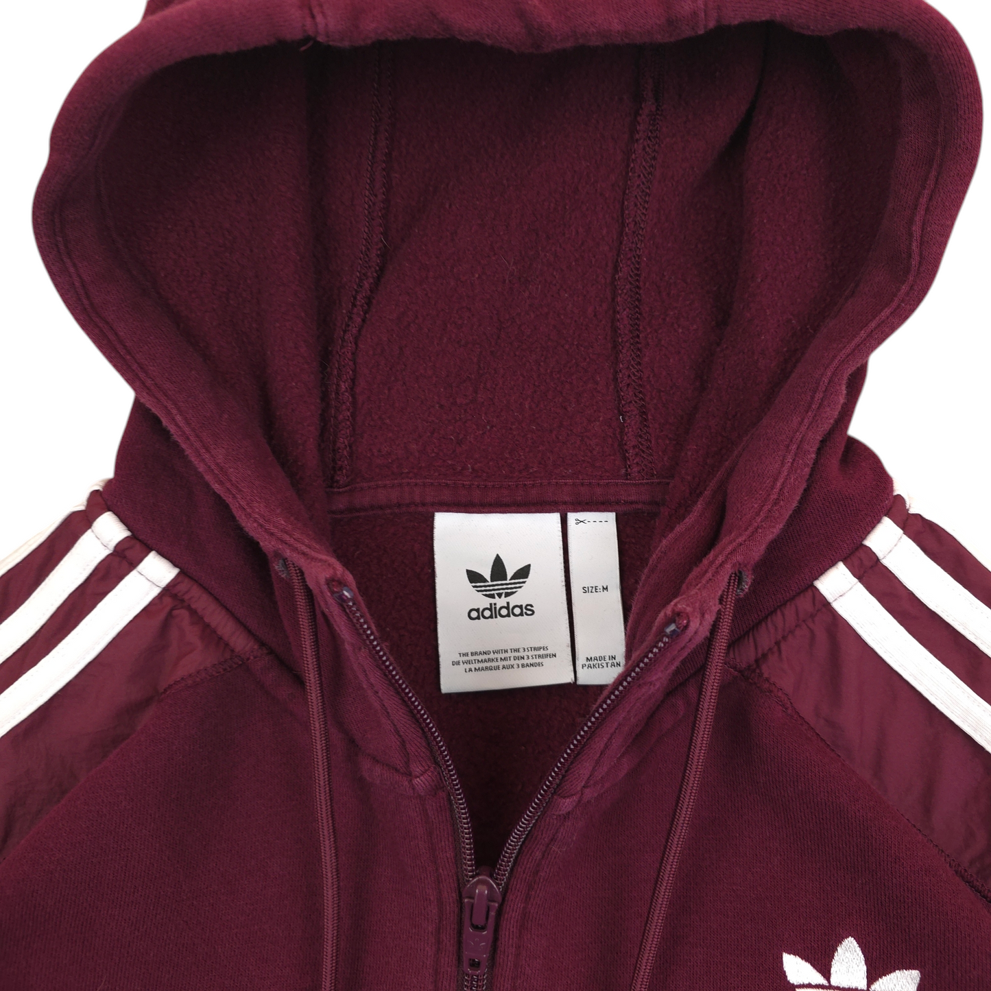 Adidas 1/4 Zip Hoodie - M