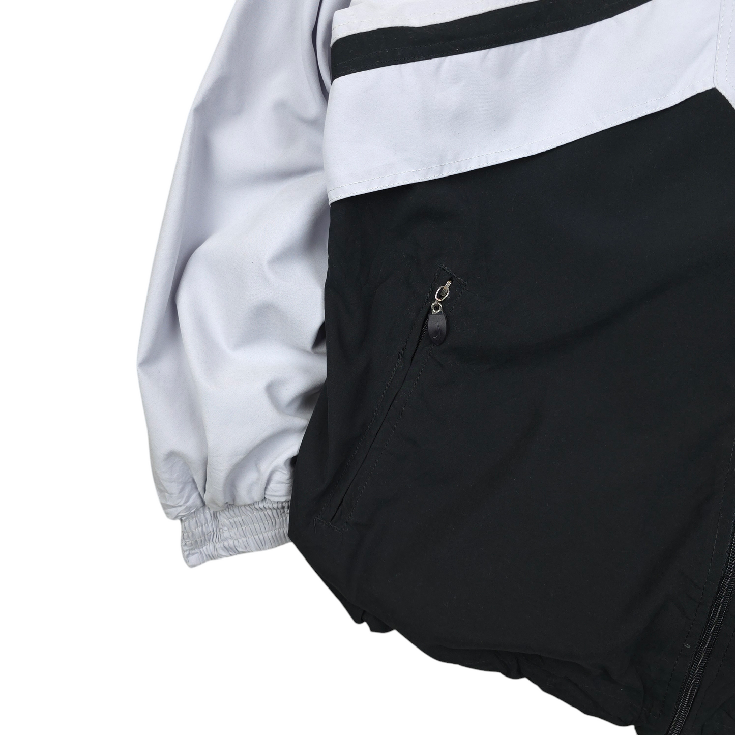 Vintage Nike Embroidered Swoosh Track Jacket - L
