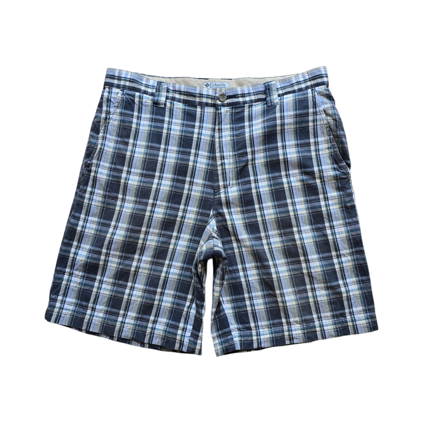 Y2K Columbia Plaid Shorts - 36
