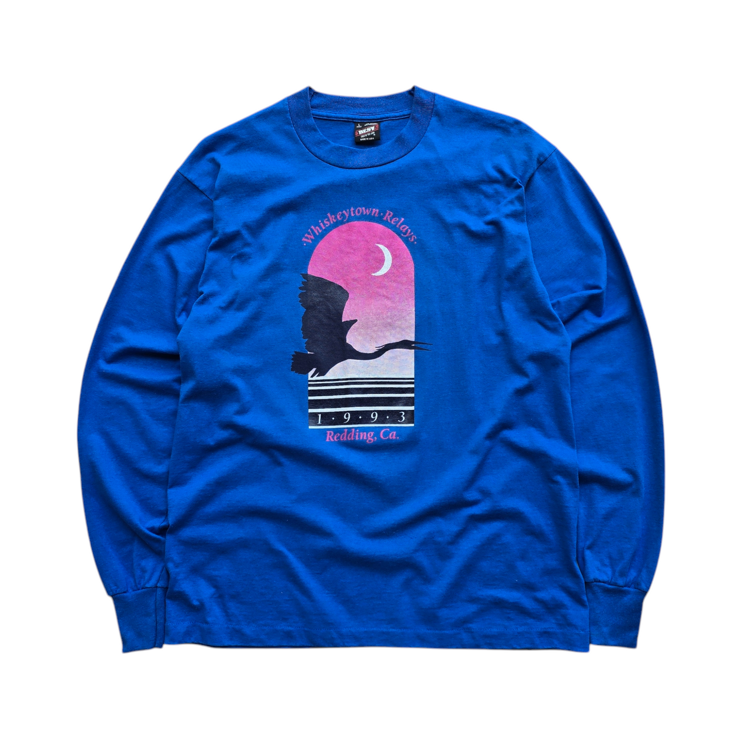 Vintage 1993 Whiskeytown Relays California Long Sleeve Tee - M