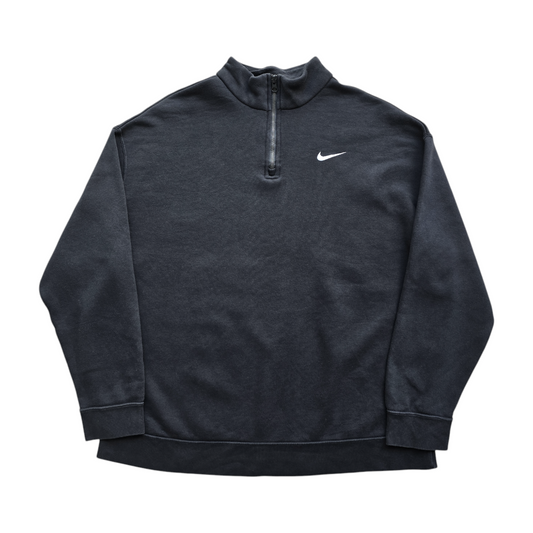 Nike Embroidered Swoosh 1/4 Zip Sweatshirt - M