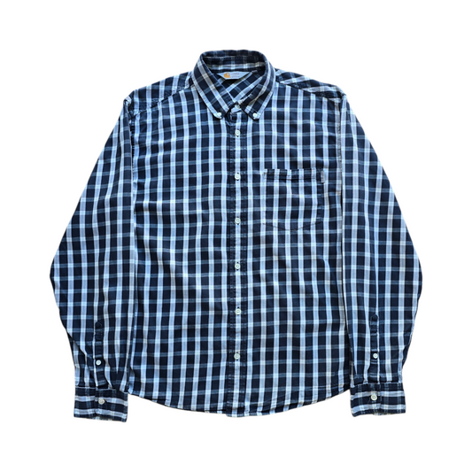 Carhartt Hazen Check Long Sleeve Button Up Shirt - M