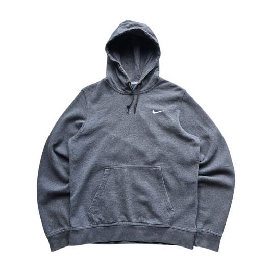 Y2K Nike Embroidered Swoosh Hoodie - M
