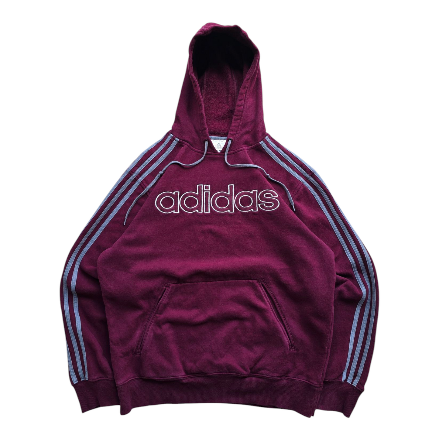 Y2K Adidas Spellout Hoodie - M/L