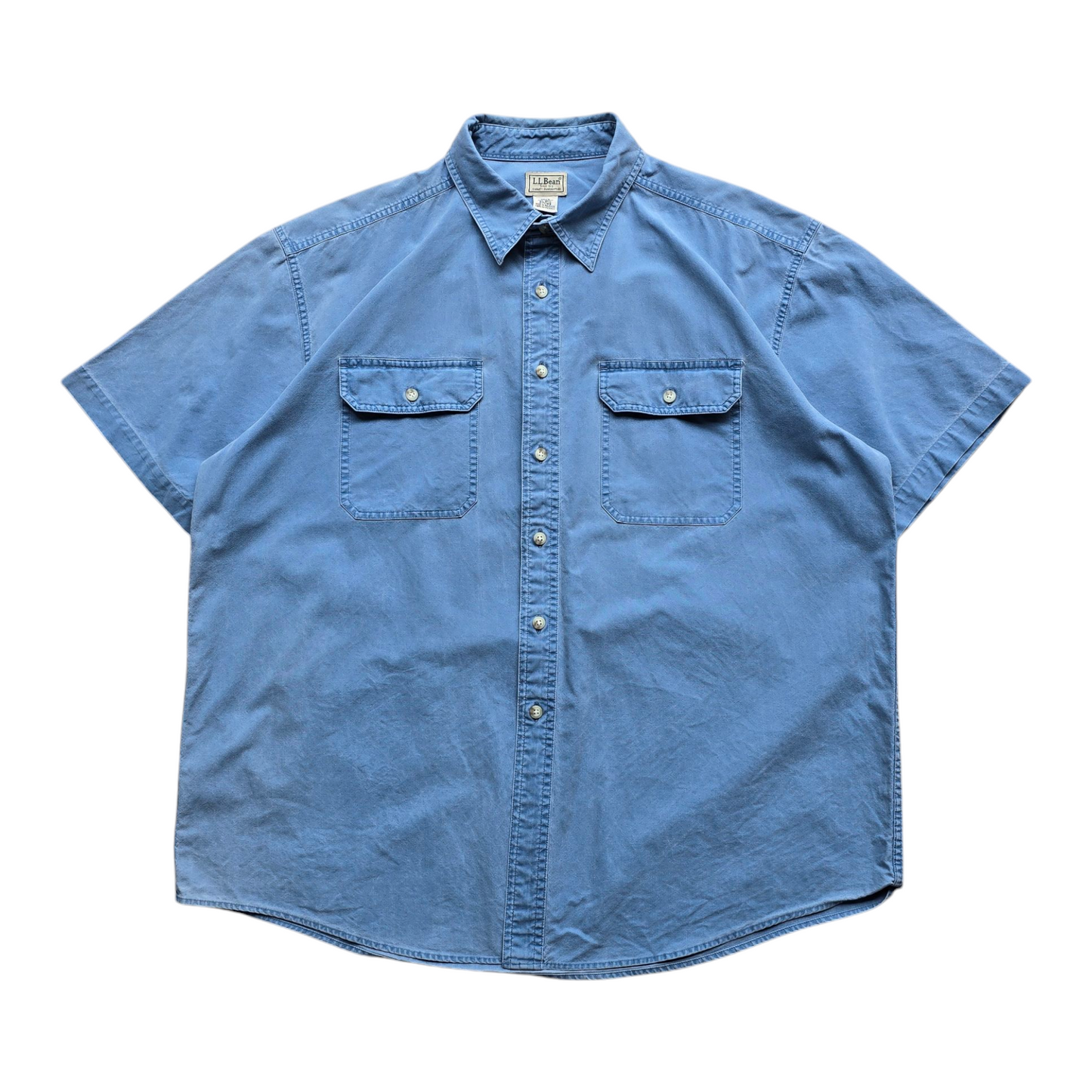 Vintage L.L. Bean Short Sleeve Button Up Shirt - XL/2XL