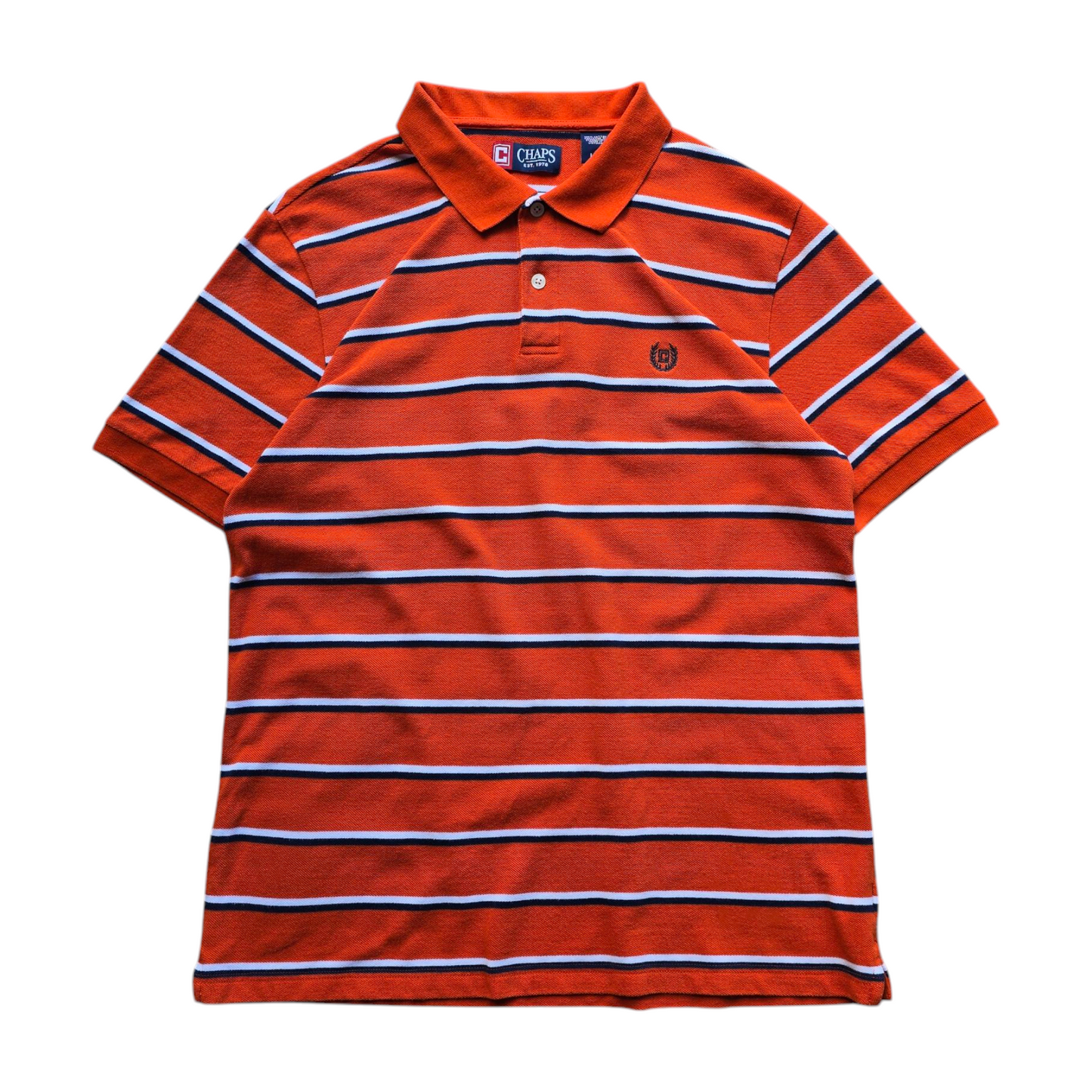 Chaps Ralph Lauren Striped Polo Shirt - M/L