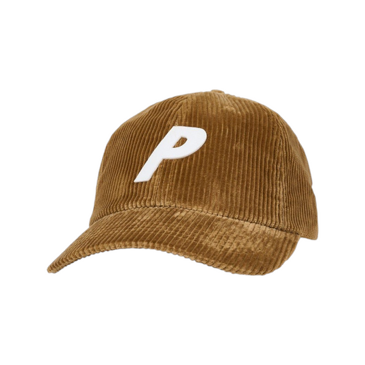 Palace Corduroy P 6-Panel Hat - Tan