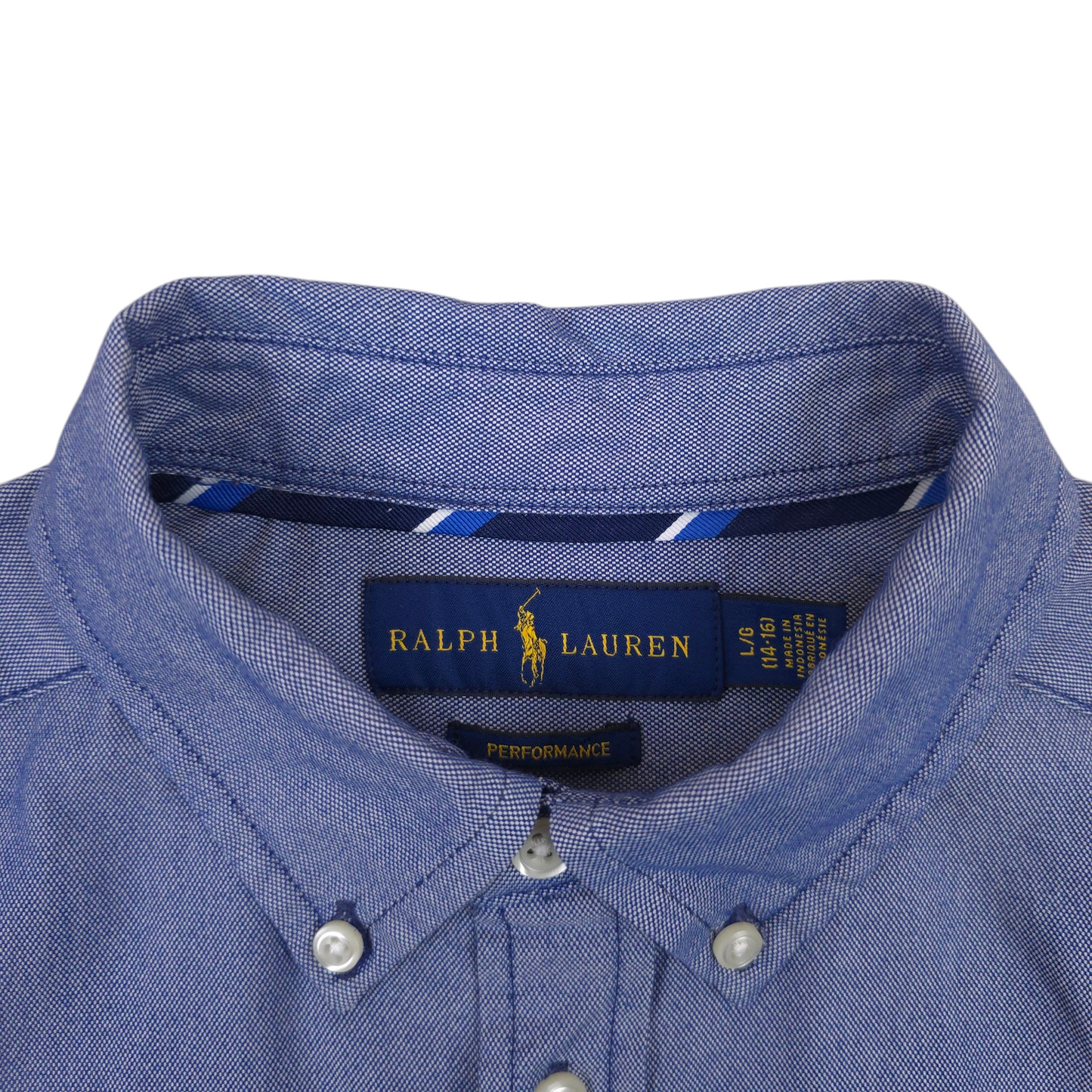 Ralph Lauren Short Sleeve Button Up Shirt - BOYS L